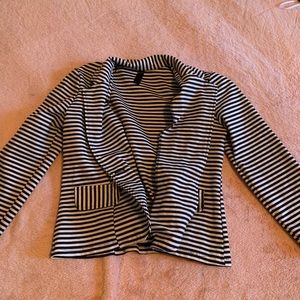 Black & white blazer